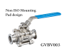 3 PC Vacuum Clamp End Ball Valve (full bore design)