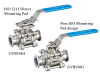 3 PC Vacuum Clamp End Ball Valve (full bore design)