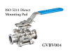 3 PC Vacuum Clamp End Ball Valve (full bore design)